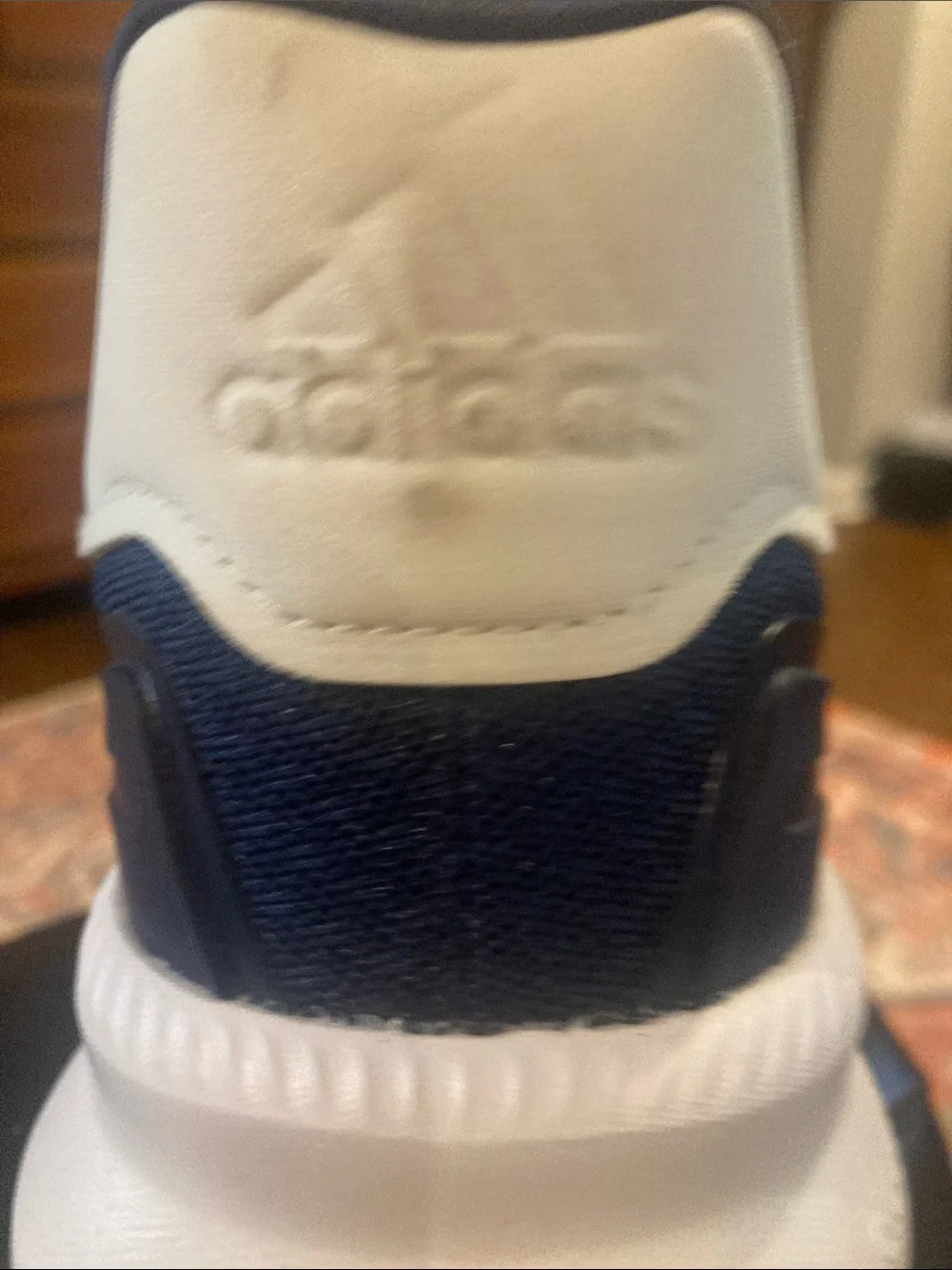 adidas Navy and White Men’s Cloudfoam Running Sneakers